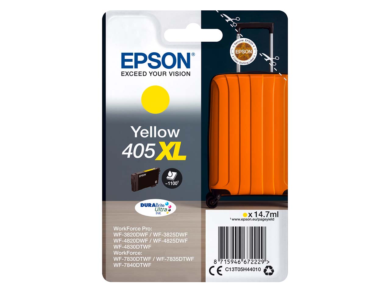 Epson Tintenpatrone 405XL gelb