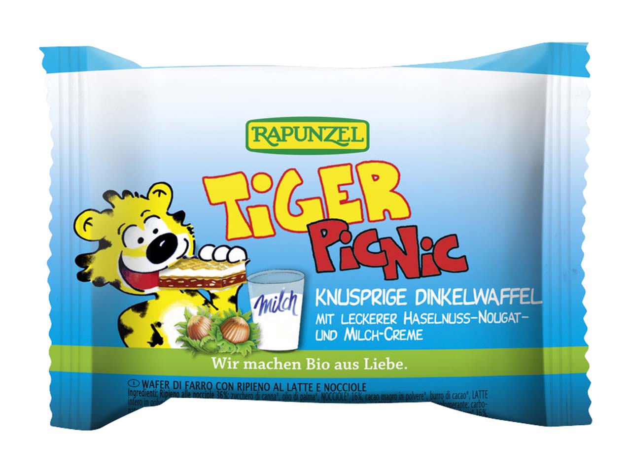 RAPUNZEL Bio-Dinkel-Waffel "Tiger Picnic", 23 g