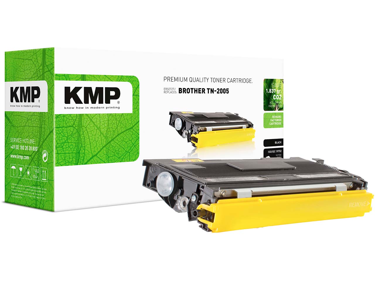 KMP Toner ersetzt Brother TN-2005 schwarz
