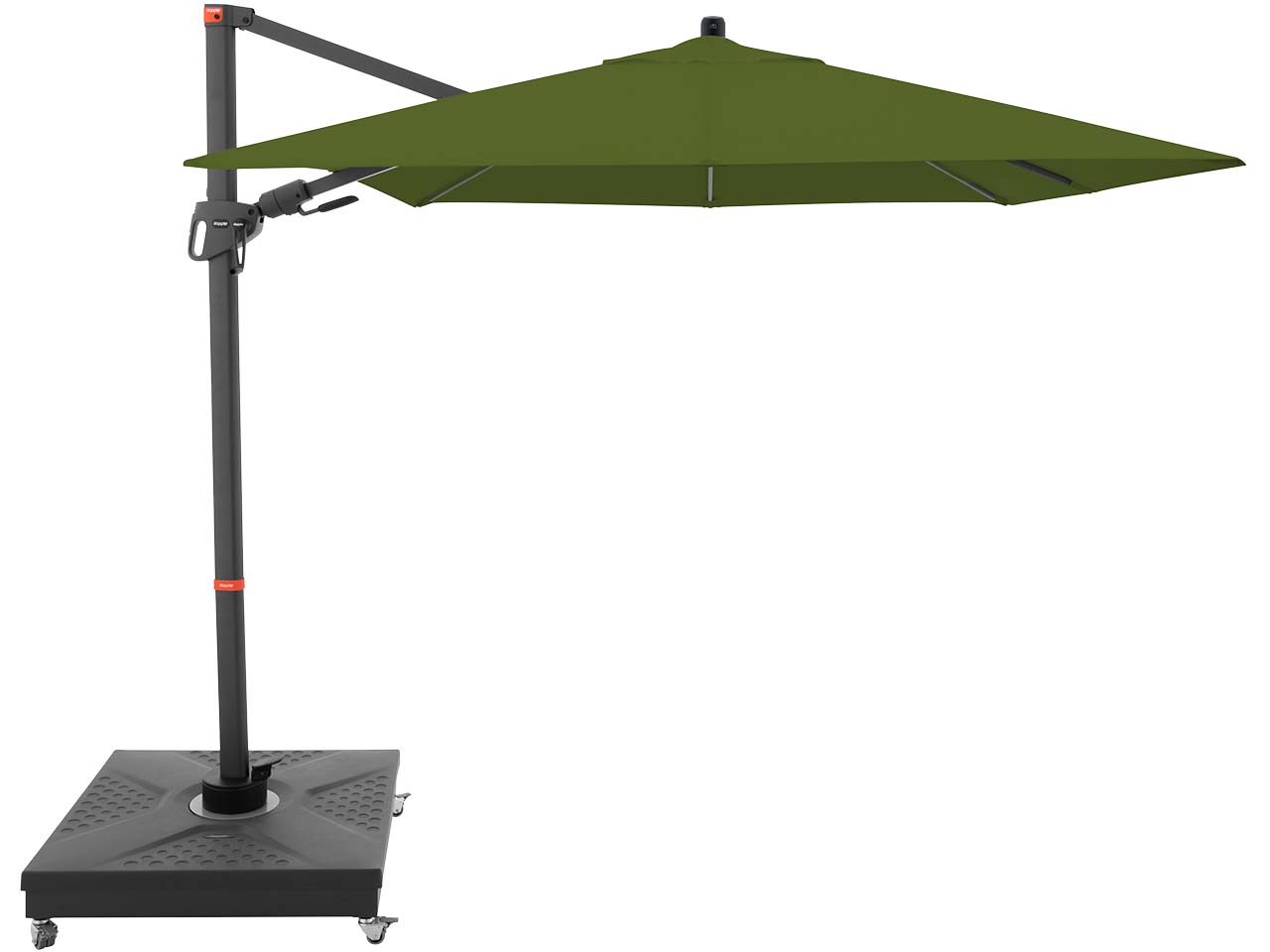 doppler Pendelschirm "myZone AX" 210 x 210 cm, kiwi