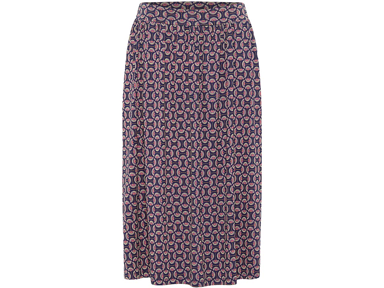 tranquillo Damen-Midirock mit gerafftem Bund, fan, Gr. L