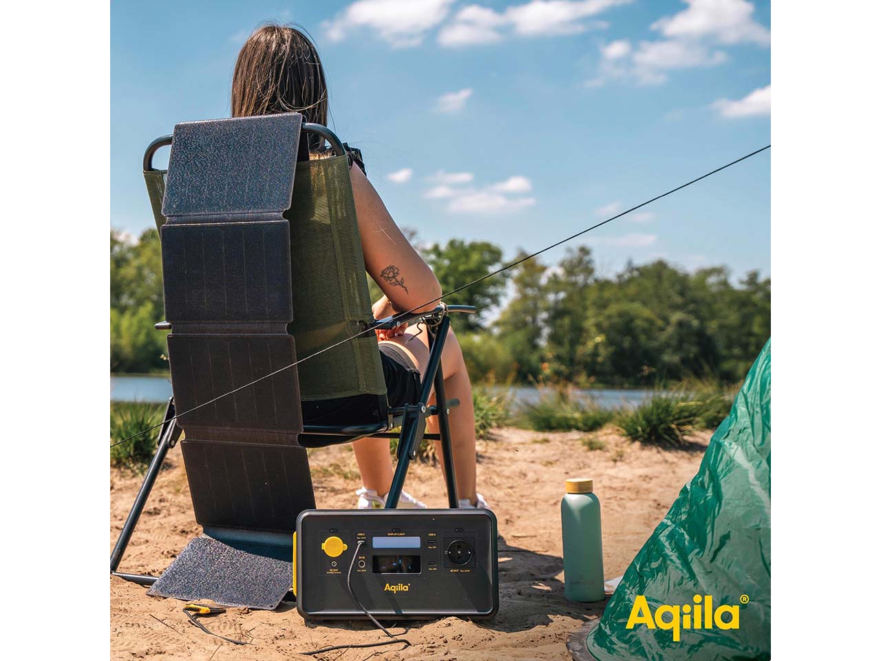Aqiila tragbares Solarladegerät "Sunbird P56"