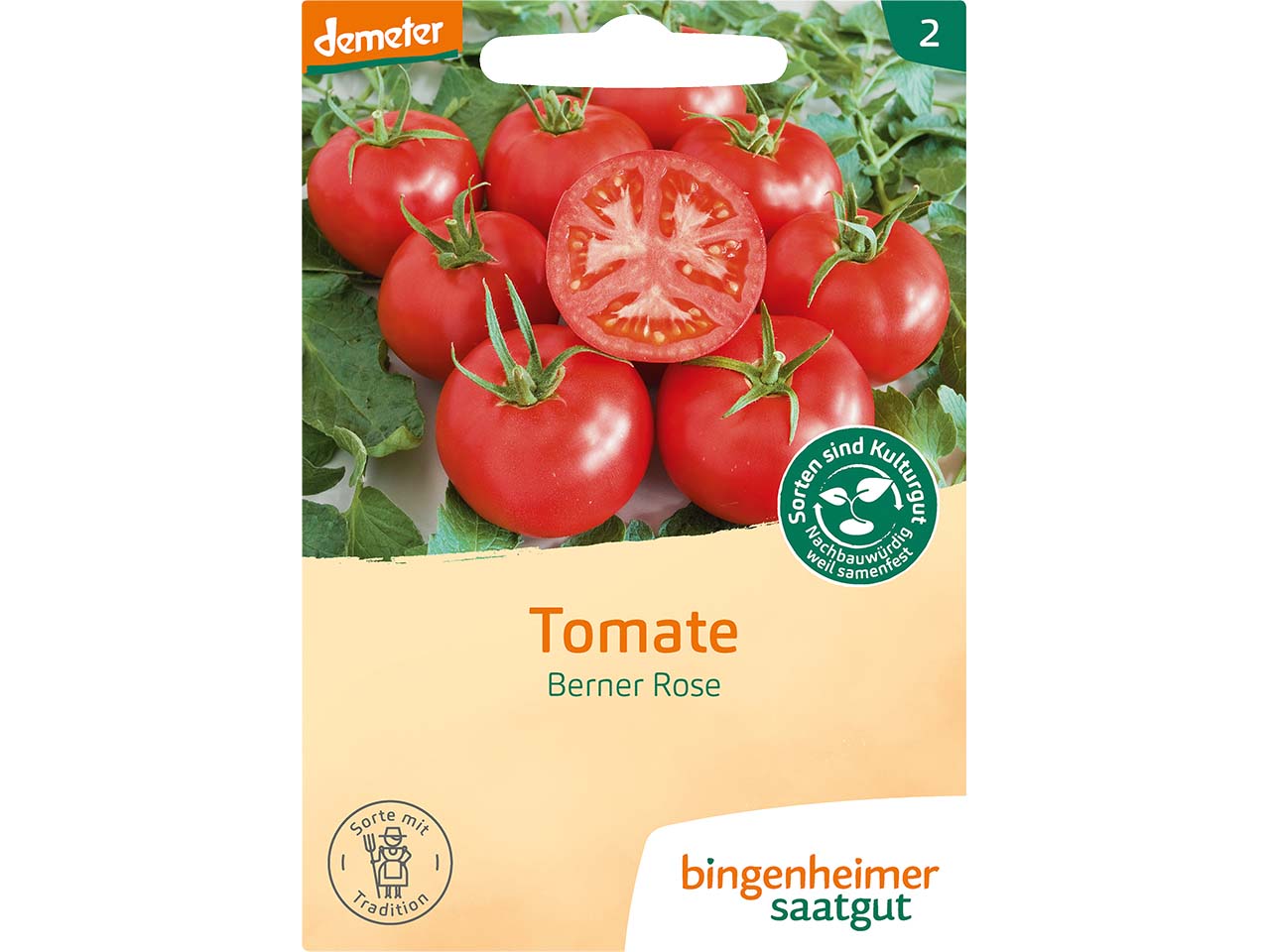 bingenheimer saatgut Bio-Samen Tomate "Berner Rose", 1 Stk. bingenheimer saatgut Bio-Samen Tomate "Berner Rose", 1 Stk.