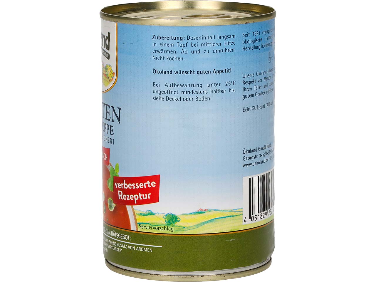 Ökoland Bio-Tomaten-Cremesuppe, 400 g