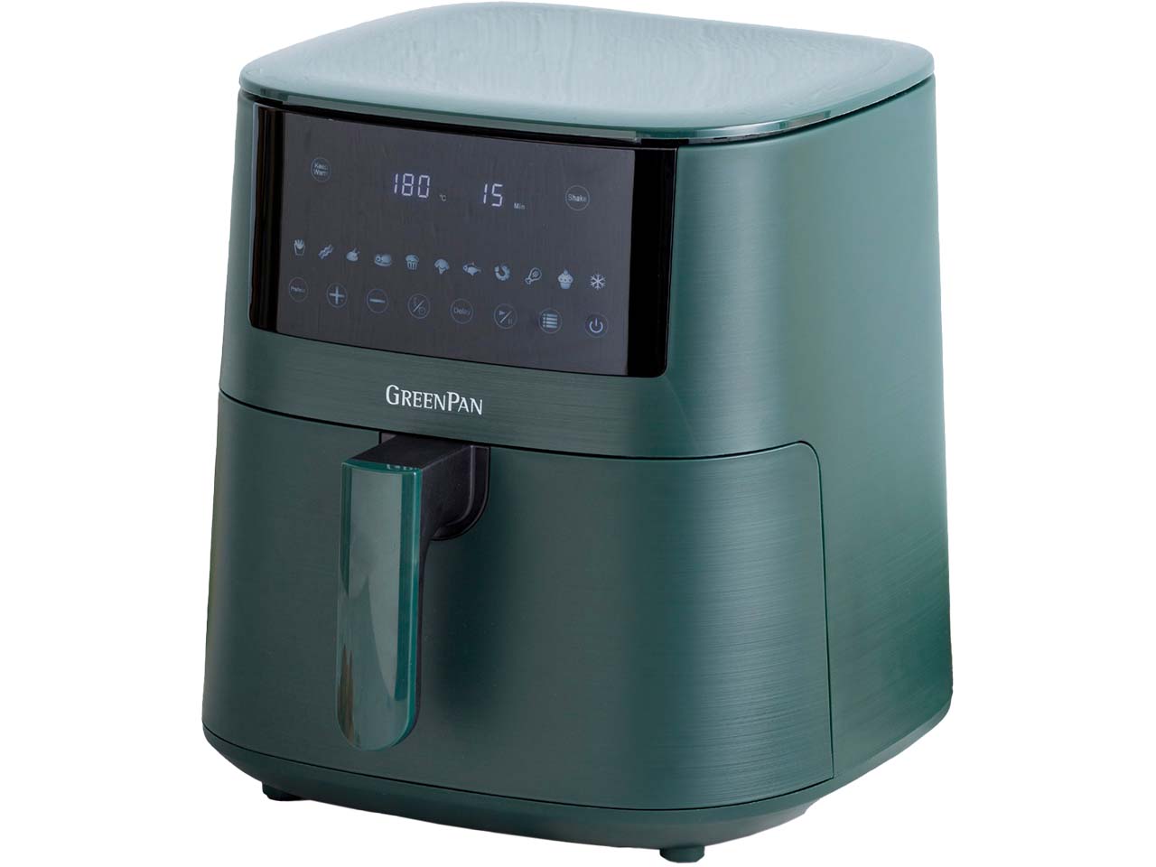 GreenPan Heißluftfritteuse "Bistro" 1 Korb 7,2 l, grün