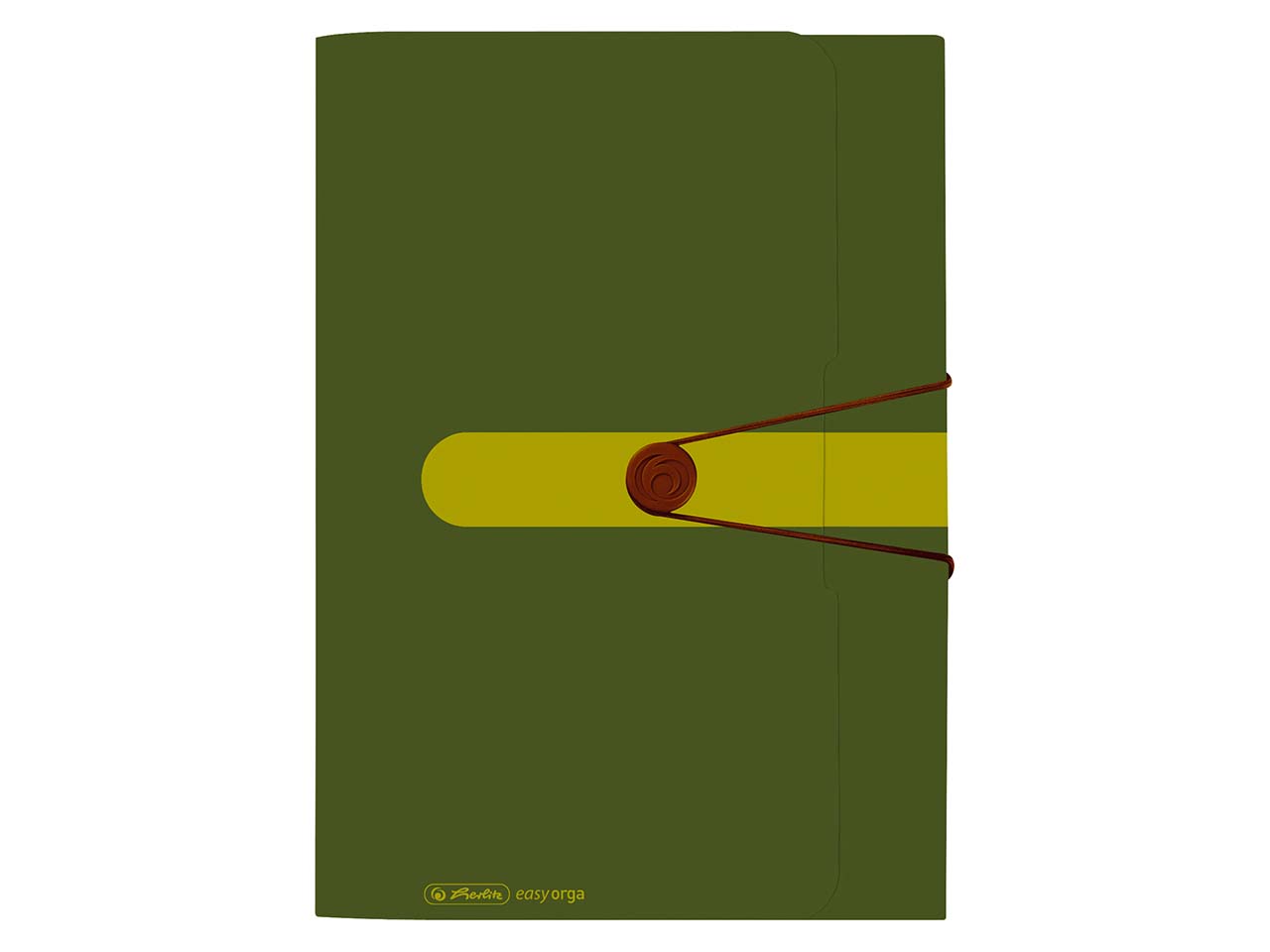 herlitz Fächermappe aus Recycling-PP mit 12 Fächern, DIN A4, grün