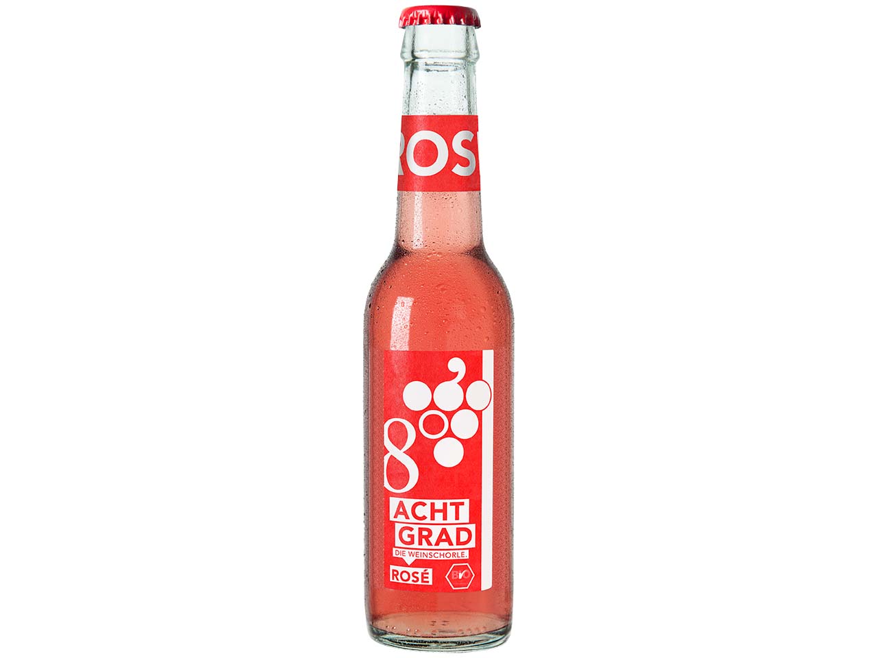 Bio-Weinschorle rosé "ACHT GRAD" 0,275 l