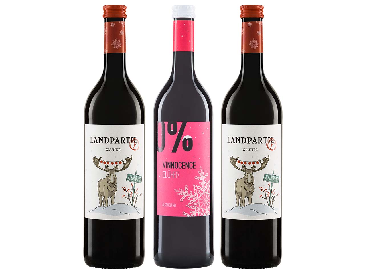 Glüher-Paket, 3 x 0,735 l, alkoholfrei