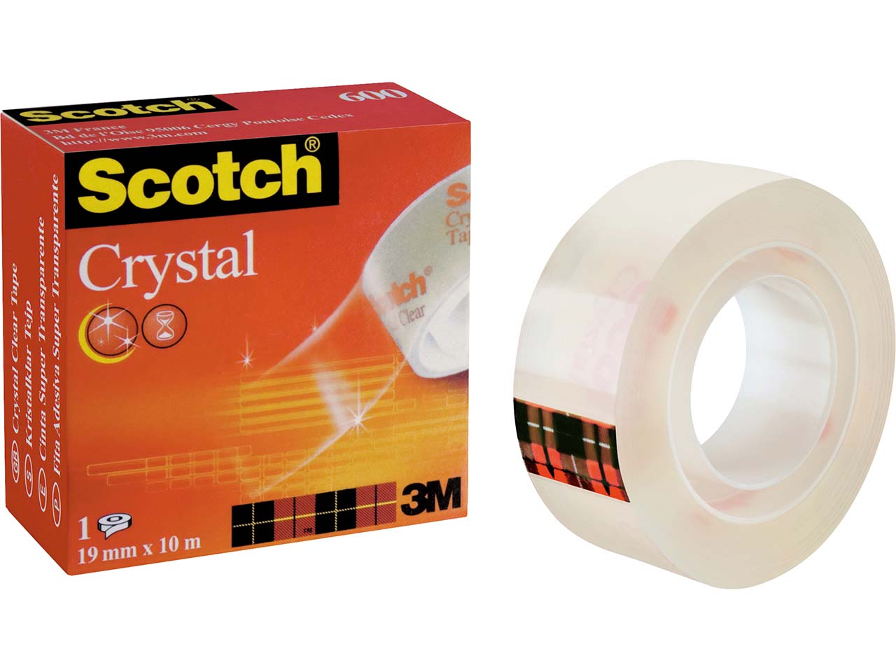Scotch Klebeband 'Crystal' 19 mm x 10 m