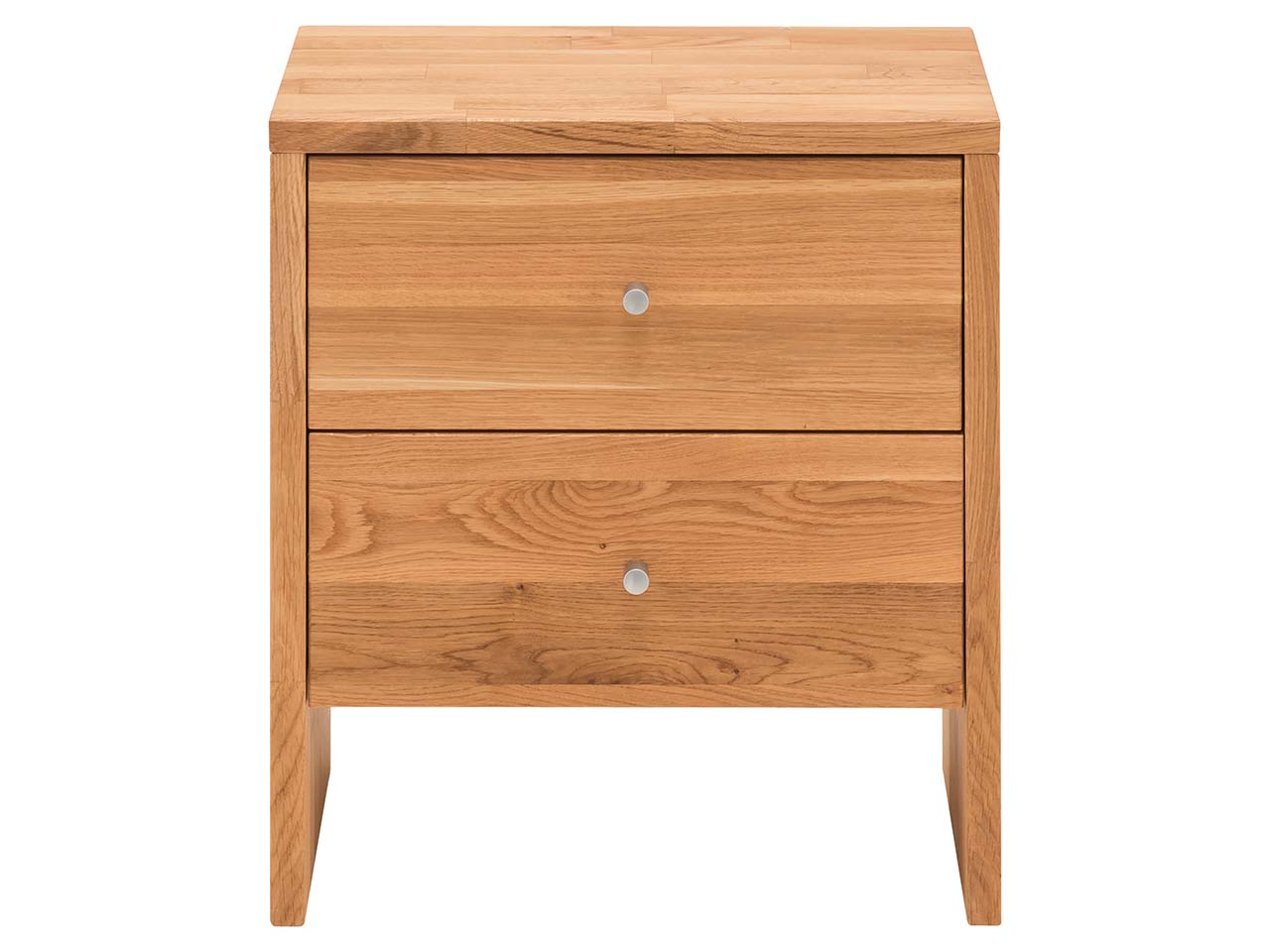 Kommode "Comma" mit 2 Schubladen, Wildeiche geölt