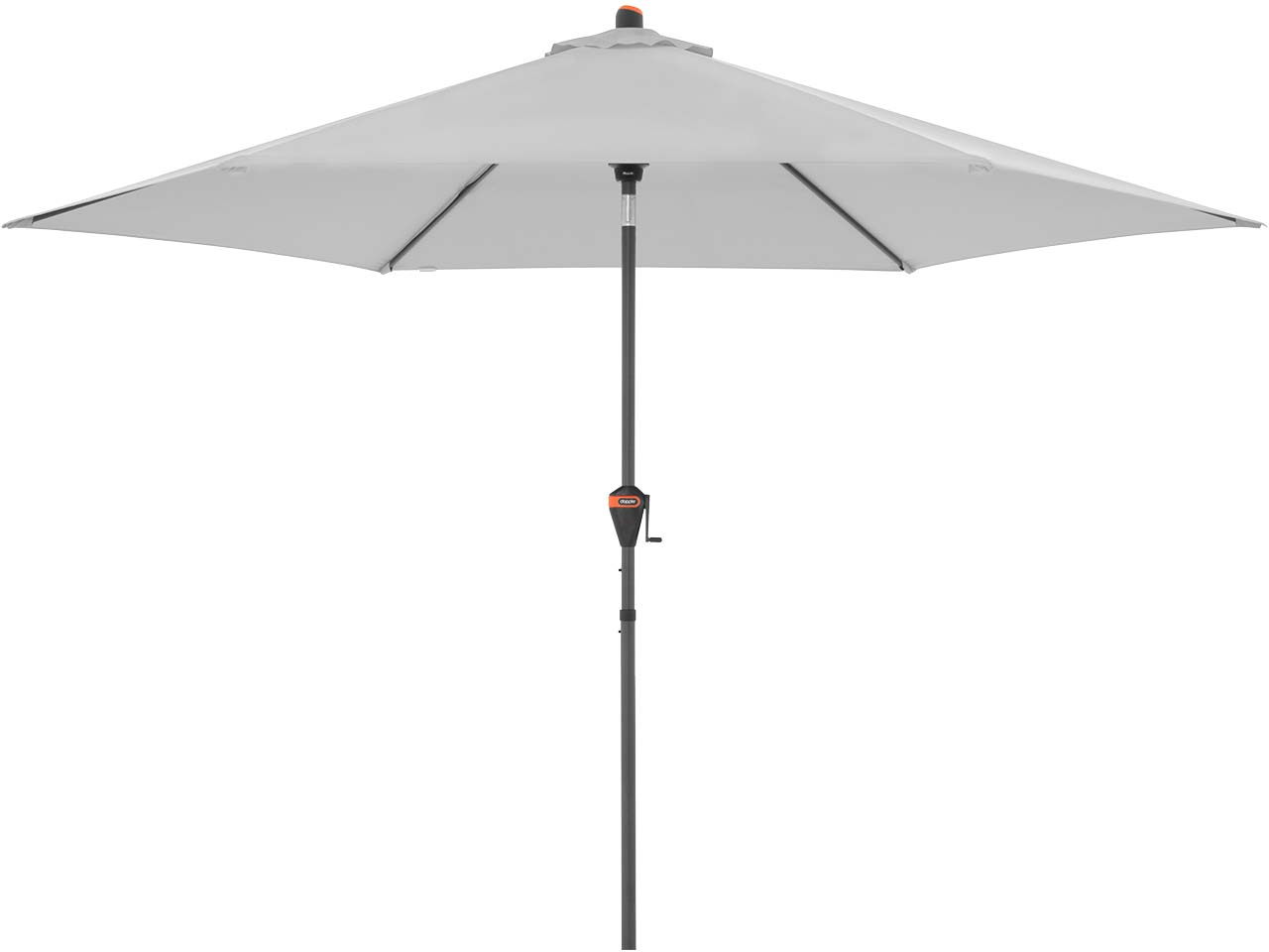 doppler Sonnenschirm "myZone Auto Tilt" Ø 305 cm, HV, hellgrau