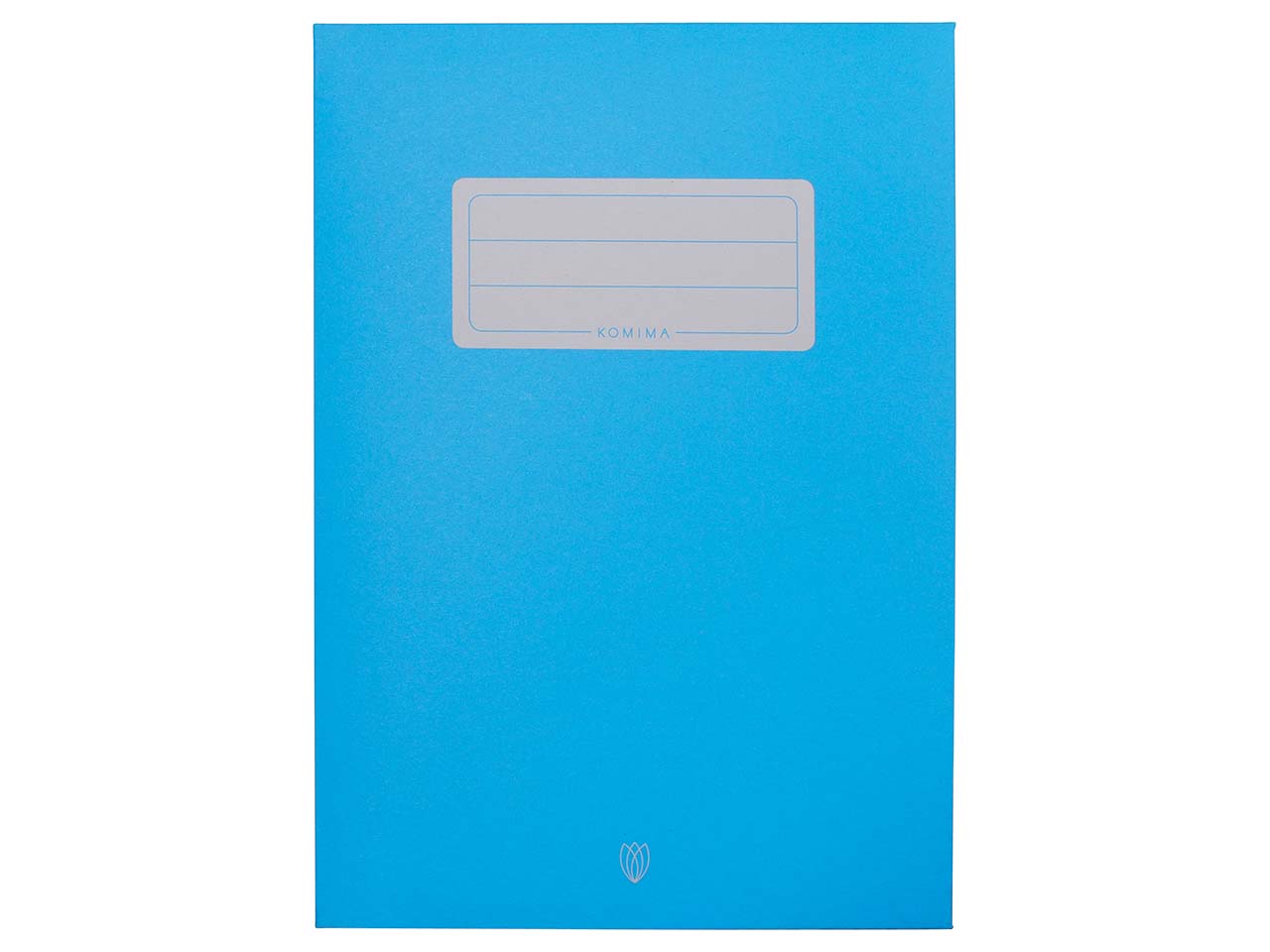 Komima Heftumschlag aus Recyclingpapier, hellblau DIN A5