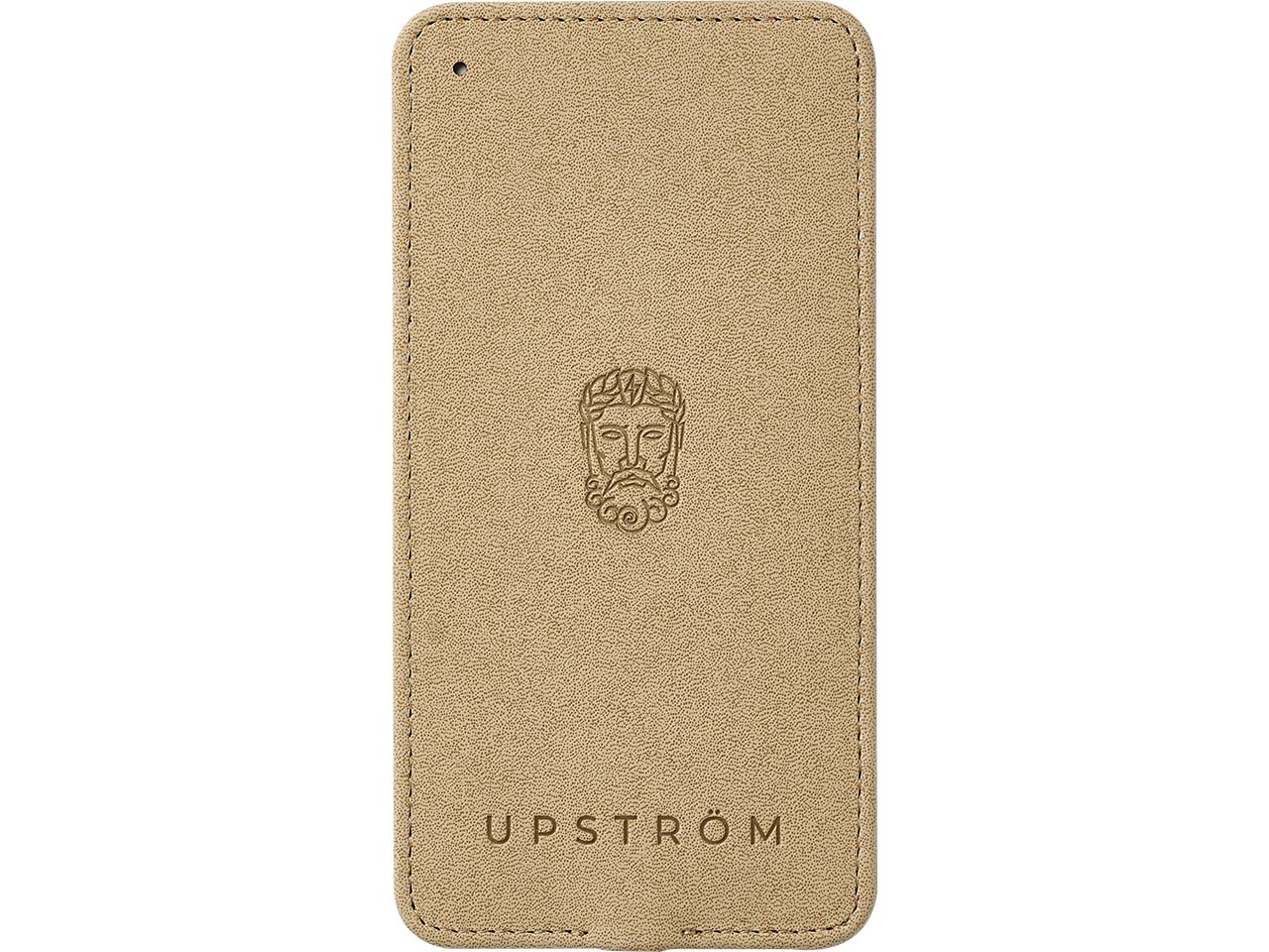 Upström Wireless-Charger "Läder" sand