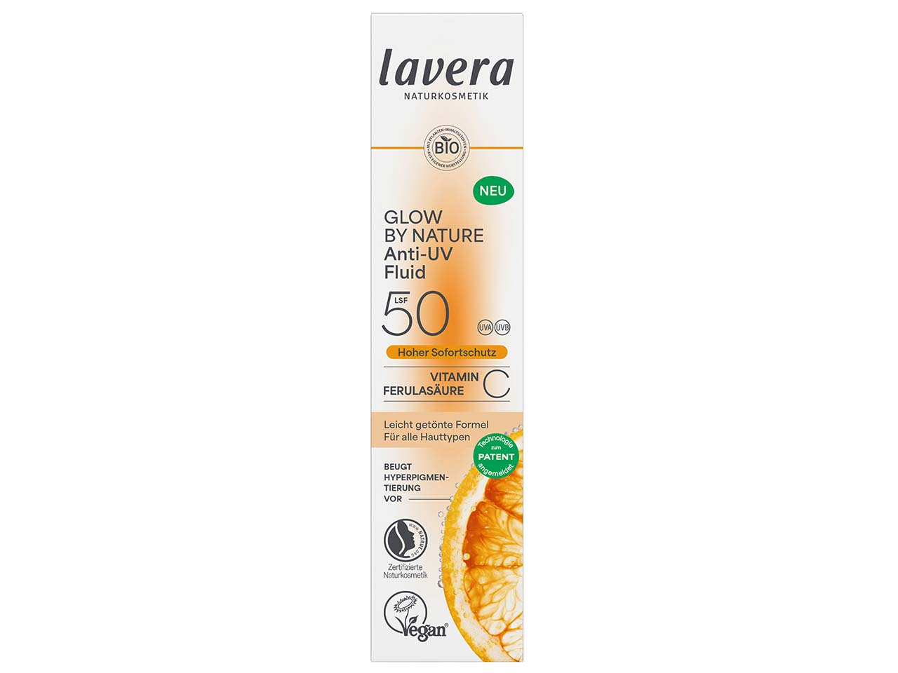 lavera Bio-Anti-UV-Fluid LSF 50 'Glow by nature', 40 ml