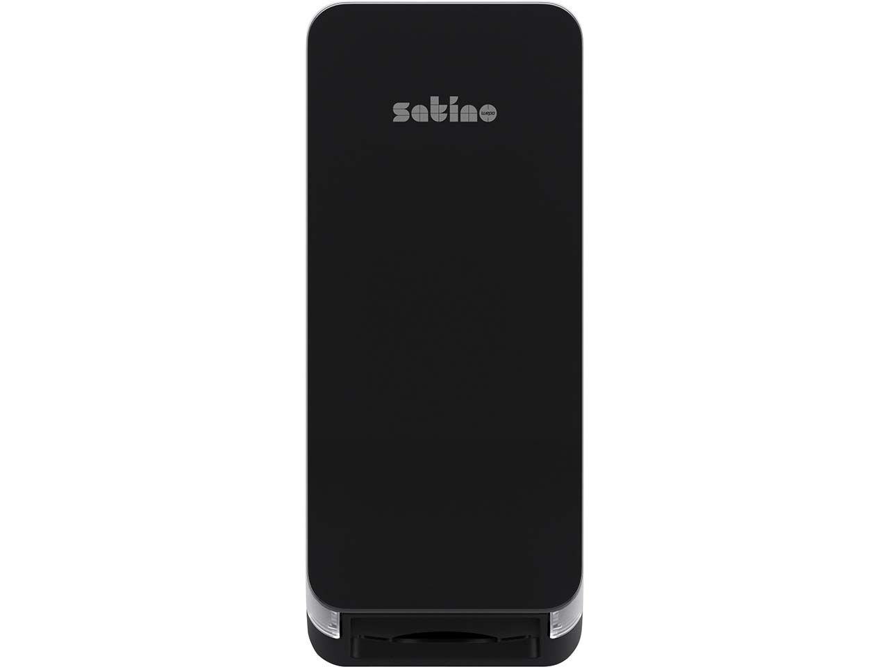 Satino Toilettenpapier-Spender Einzelblatt "HYGINITY", schwarz