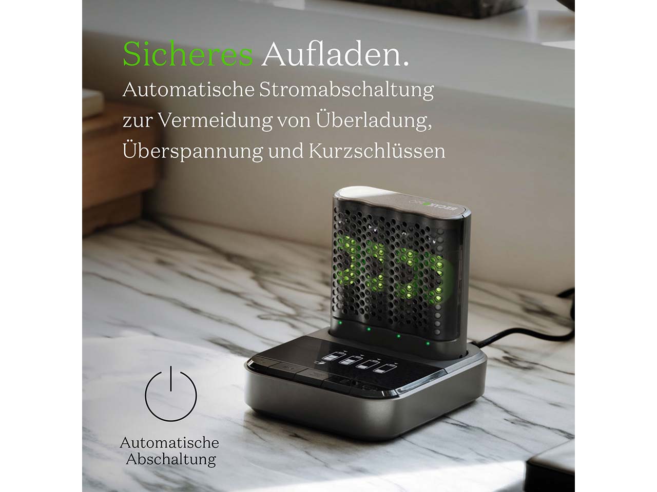 GP Battery USB Ladestation "P461D" inkl. Ladegerät "P461" + 4xAA "ReCyko+ Pro,je 2.000mAh