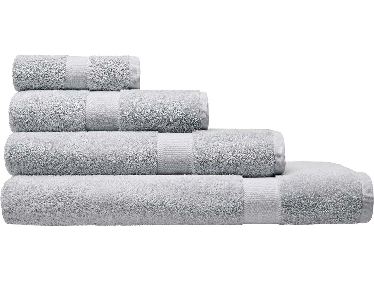 Cotonea Frottier Handtuch 50 x 100 cm, Bio-Baumwolle, mondstein