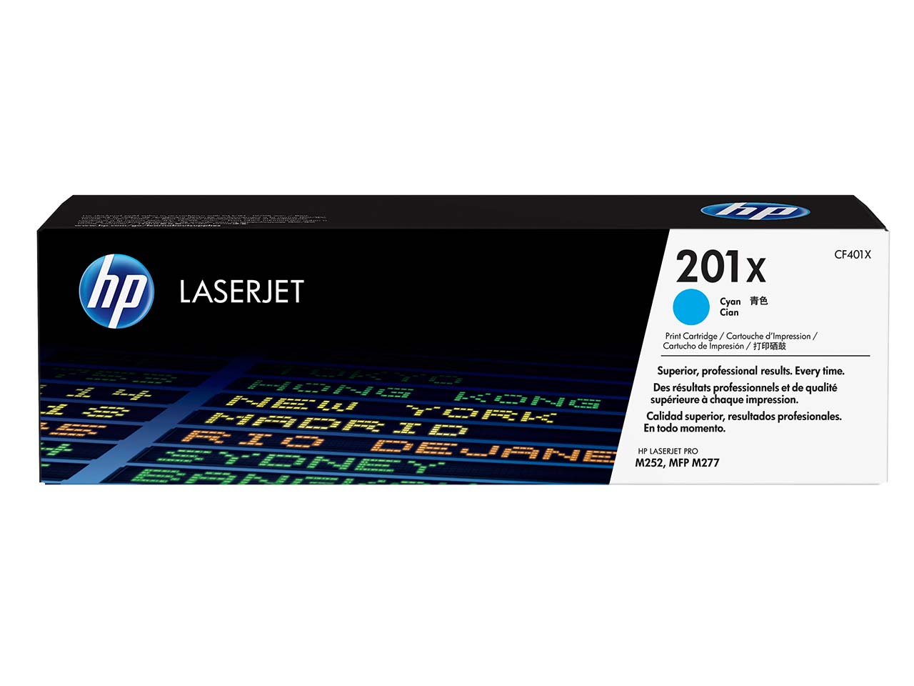 hp Druckkassette CF401X, Nr. 201X cyan