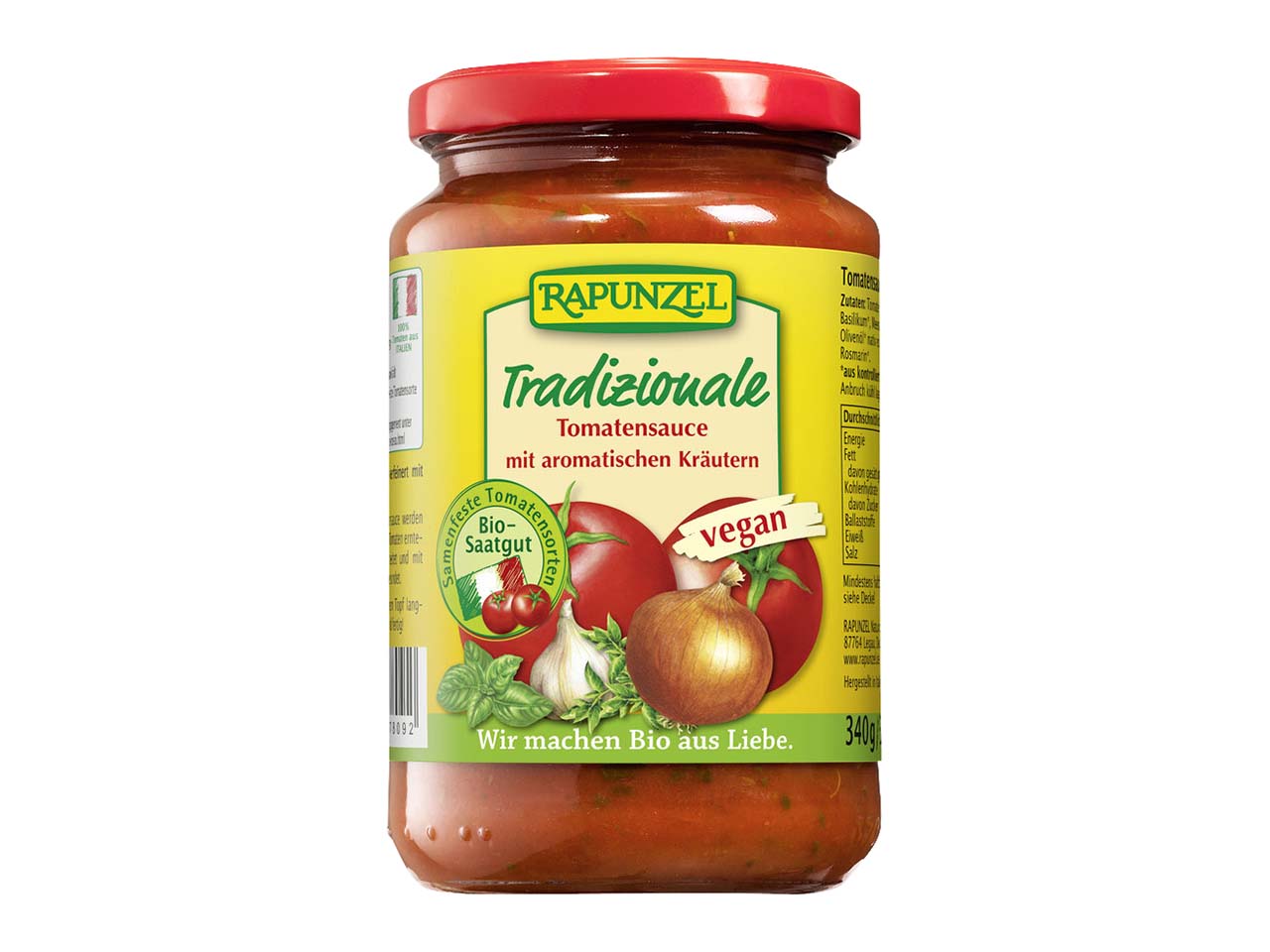 RAPUNZEL Bio-Tomatensauce 'Tradizionale', 335 ml