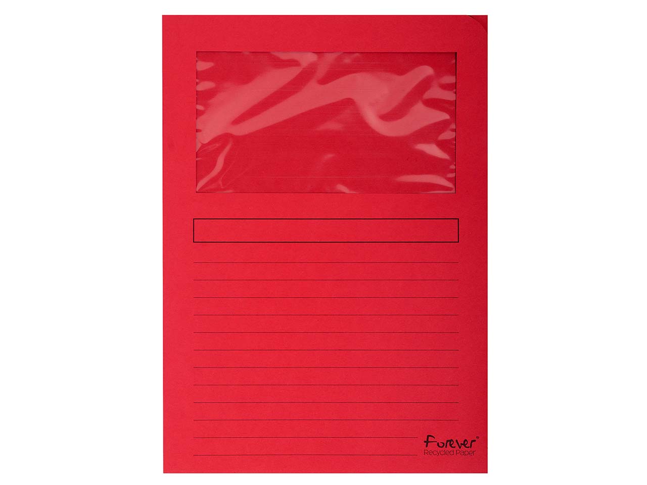 25 Exacompta Fenstermappen "Forever" Kleinpack rot