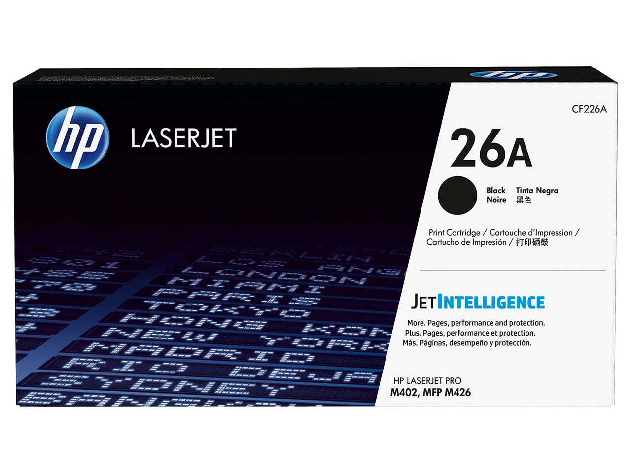 hp Druckkassette CF226A, Nr. 26A schwarz
