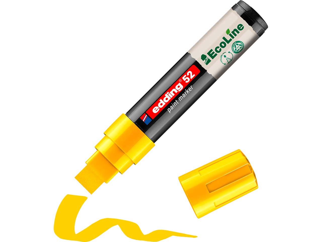 edding Lackmarker "52 EcoLine" wasserbasiert, gelb