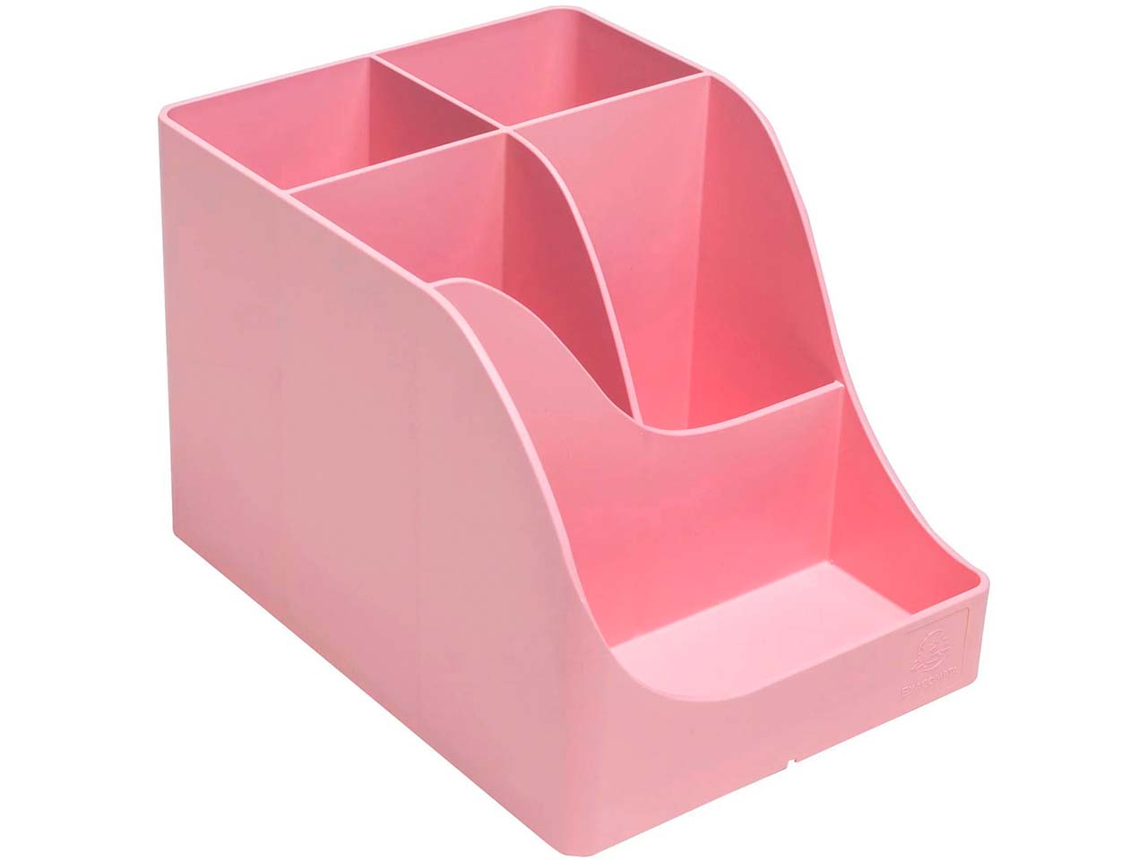 Exacompta Stifteköcher "Pen Wave AutentiK" 5 Fächer, rosa