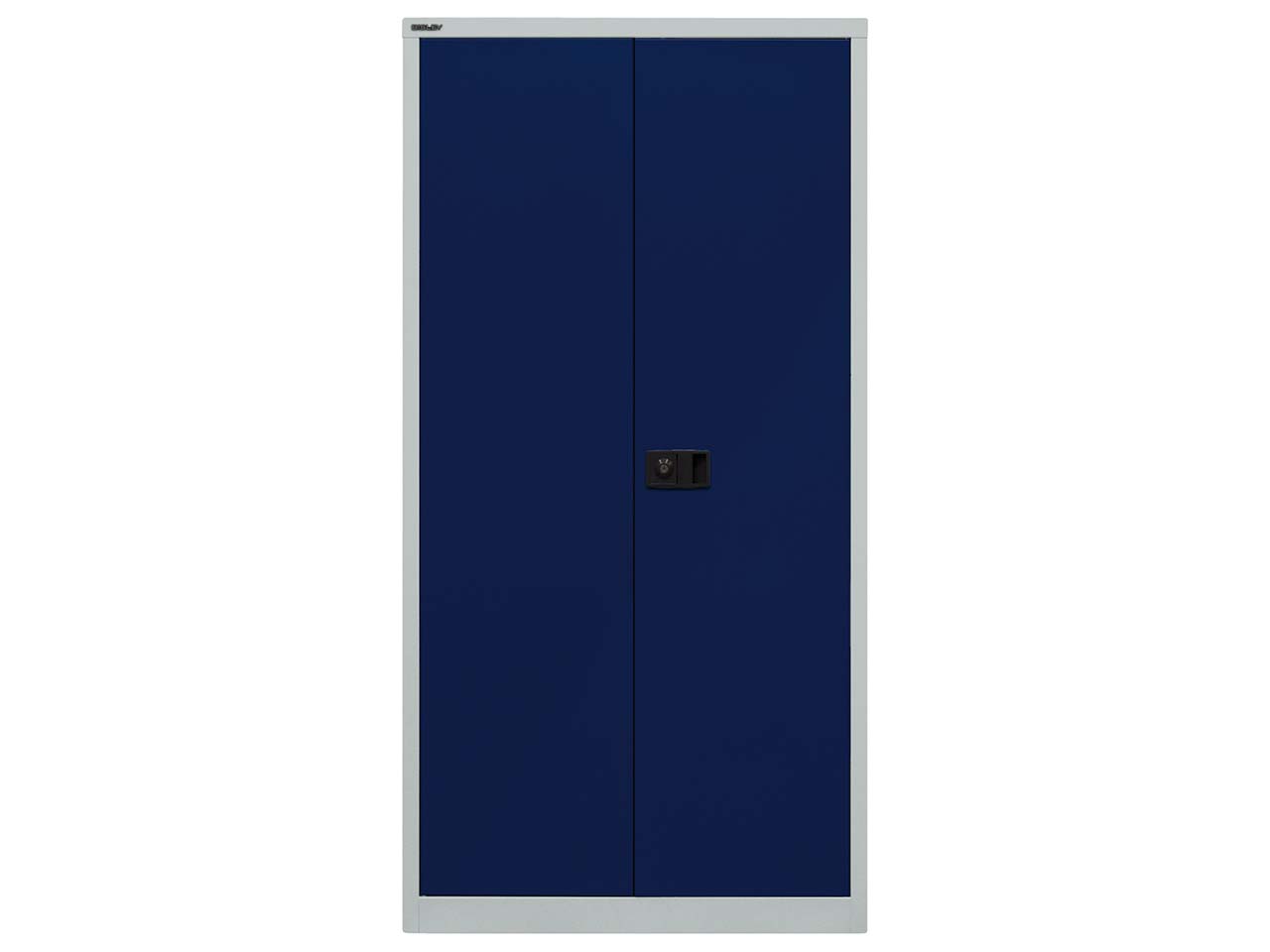 Flügeltürensch. "UNIVERSAL" 4 OH, Breite 91,4 cm lichtgrau/oxfordblau