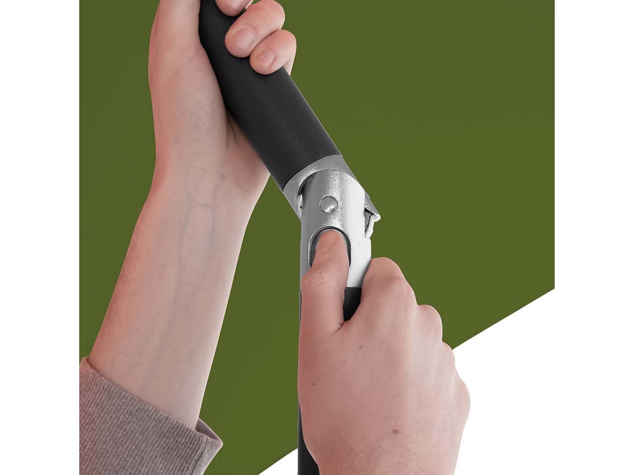 doppler Sonnenschirm "myZone Push Up" Ø 300 cm, HV, kiwi