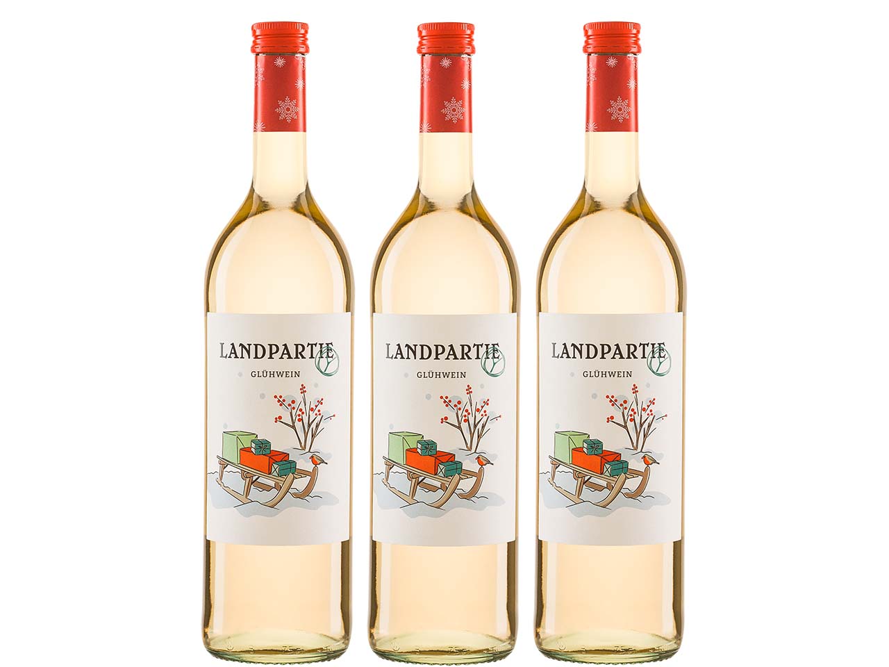 Bio-Glühwein-Paket "Landparty" weiß, 3 x 0,75 l