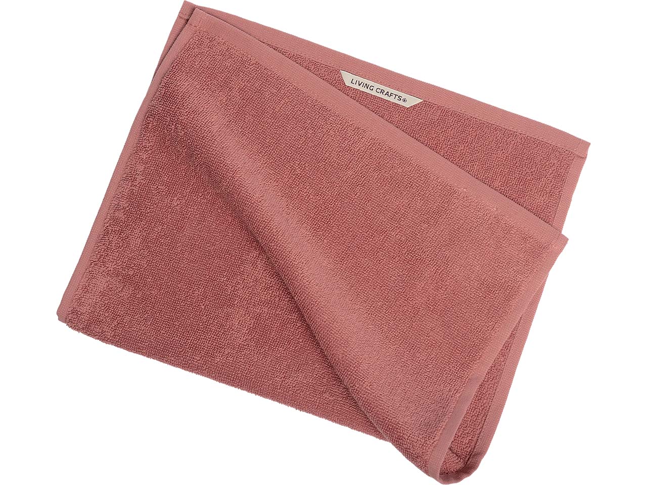 Living Crafts Bio-Handtuch "ORLANDO" 100 x 50 cm, burnt sienna