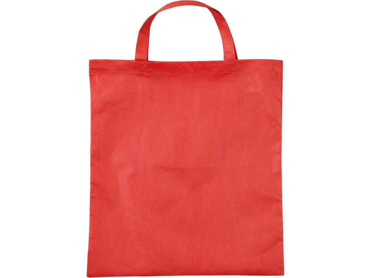 PP-Taschen,rot 38x42 cm mit zwei kurzen Henkeln