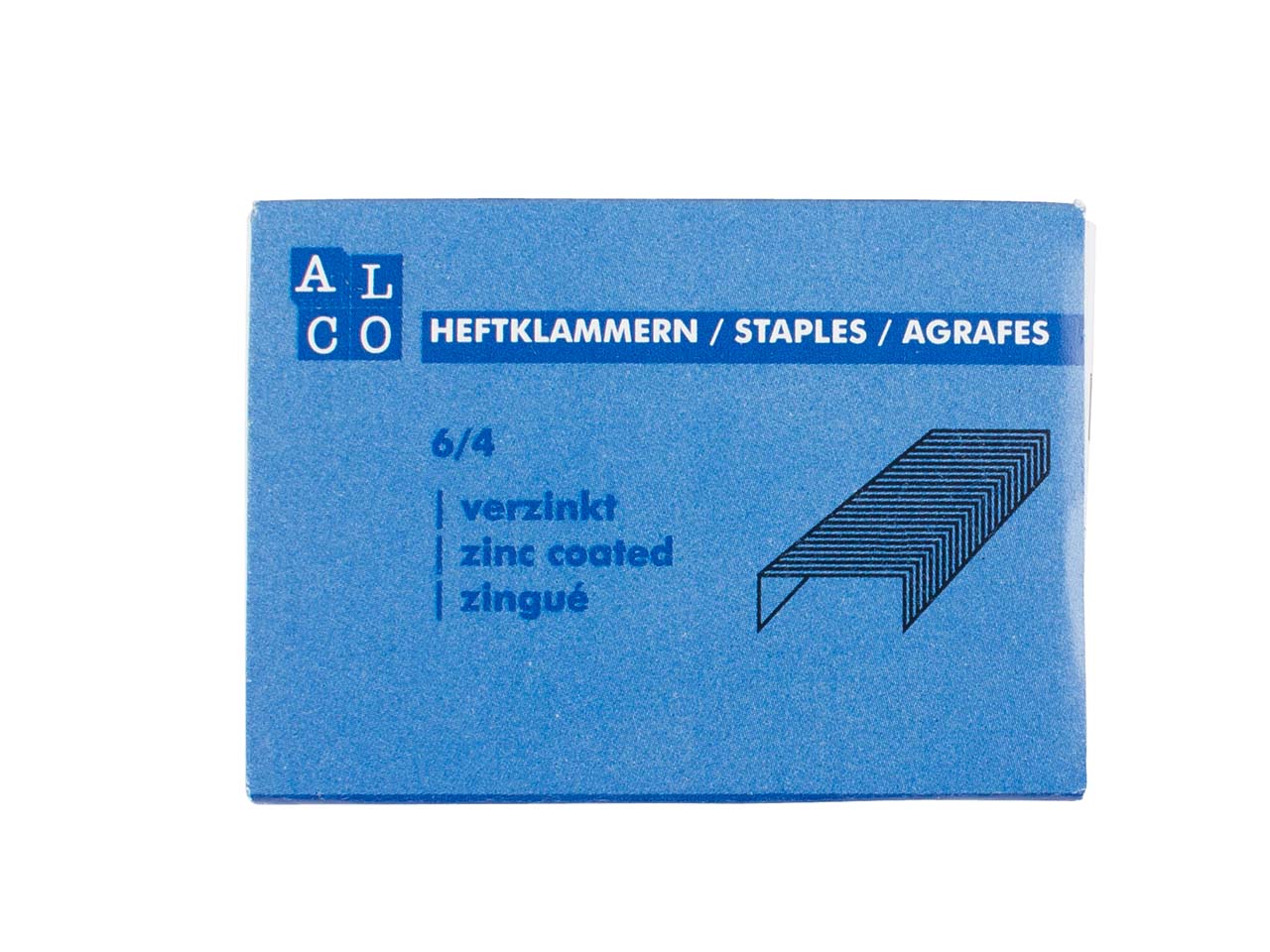 2000 Heftklammern 6/4 verzinkt