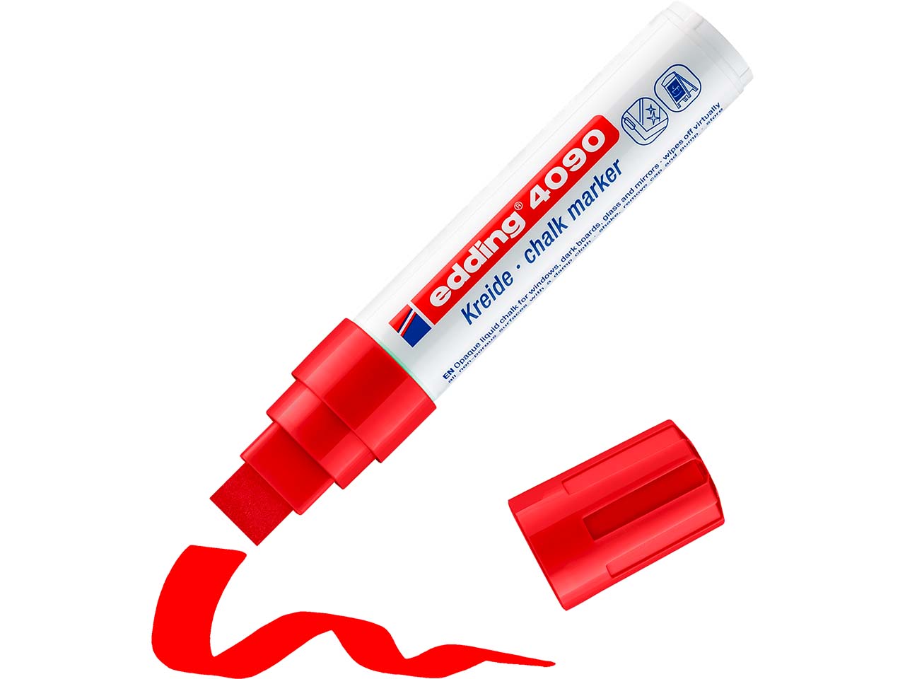 edding Kreidemarker "Window Marker 4090" rot