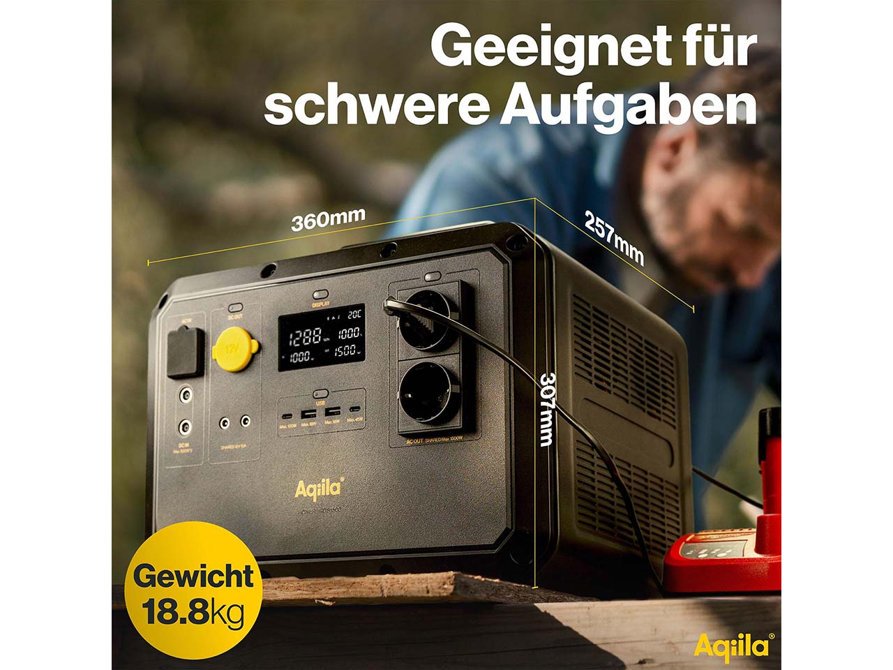Aqiila Powerstation "Powerbird S1500"