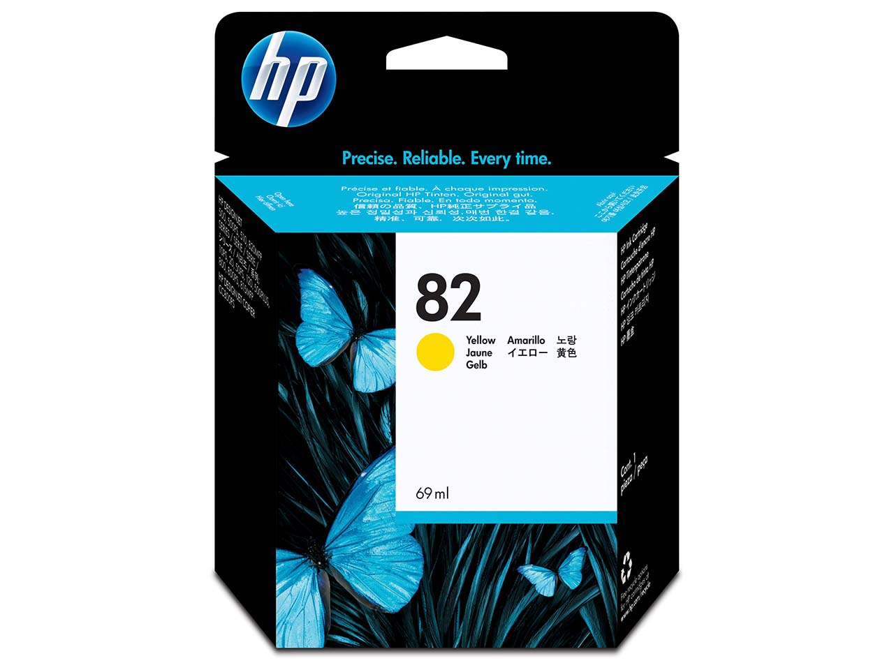 hp Tintenpatrone C4913A, Nr. 82 gelb