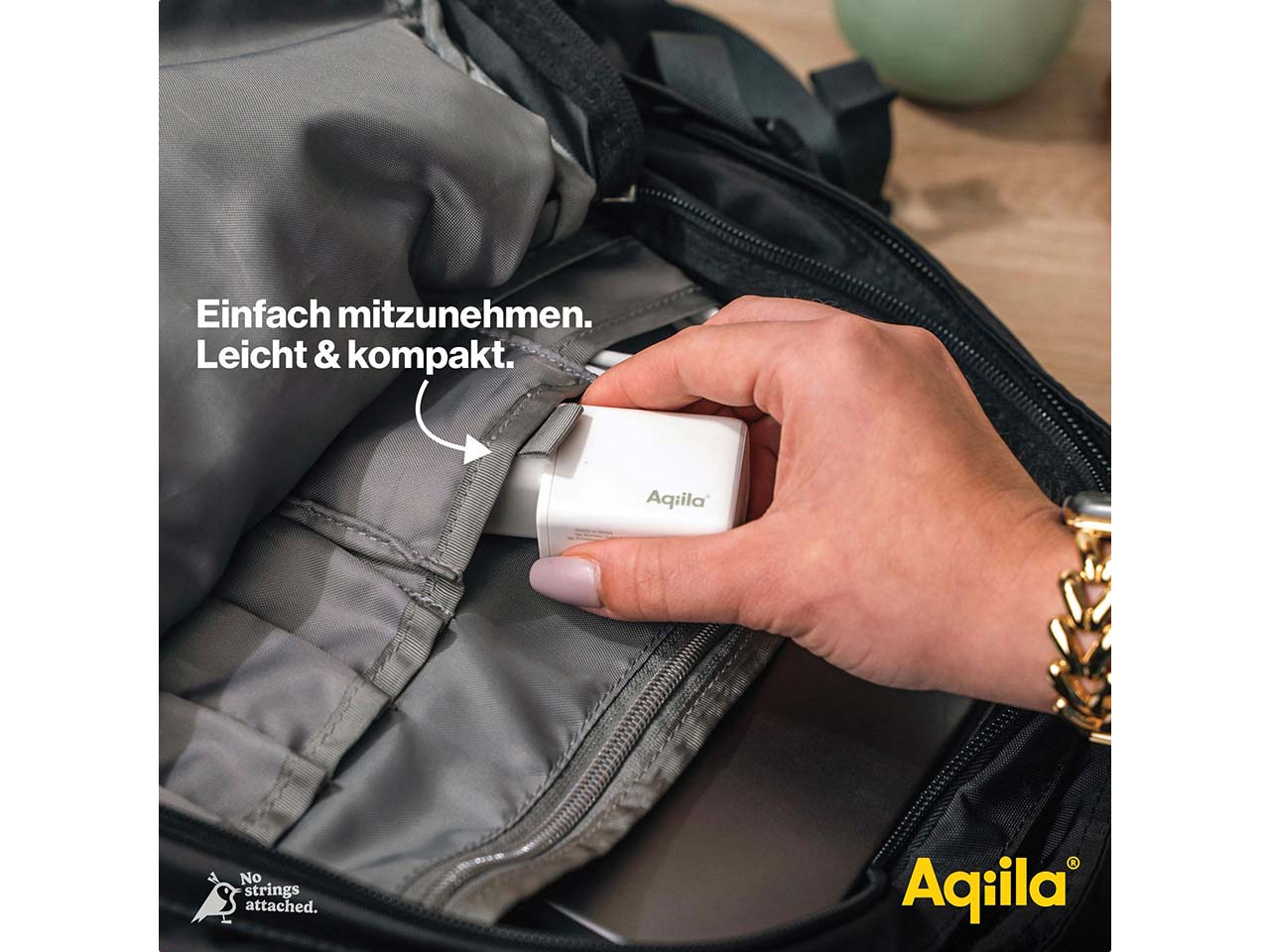 Aqiila USB Ladegerät und Ladeadapter "Chargebird W2"