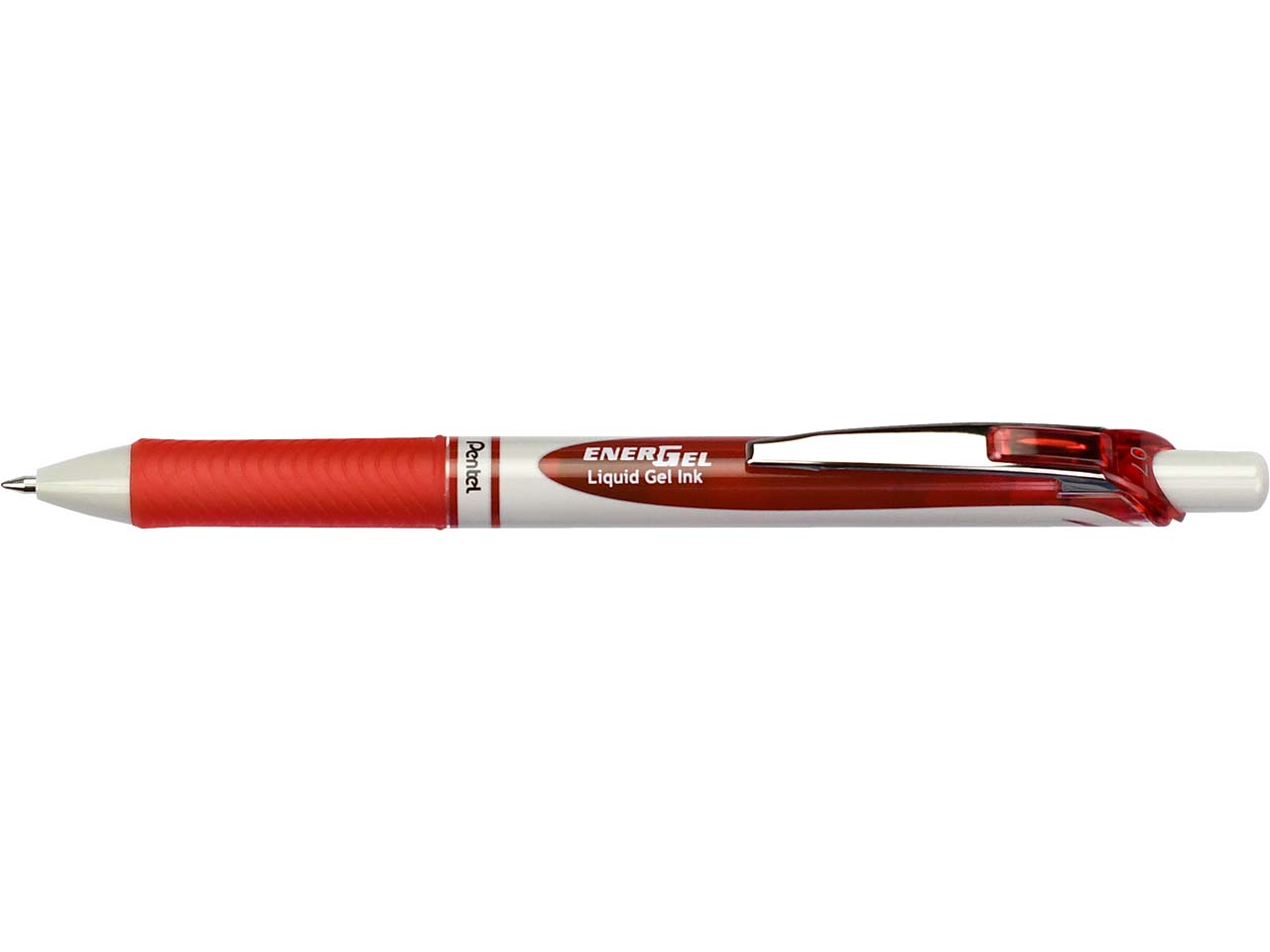 Pentel Gelwriter rot 'EnerGel Eco' BL77E/0,35 mm mit Druckmechanik