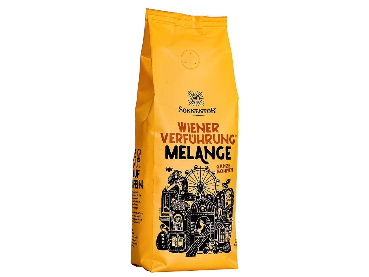 Sonnentor Bio-Kaffee 'Wiener Verführung' Melange, ganze Bohnen, 500 g