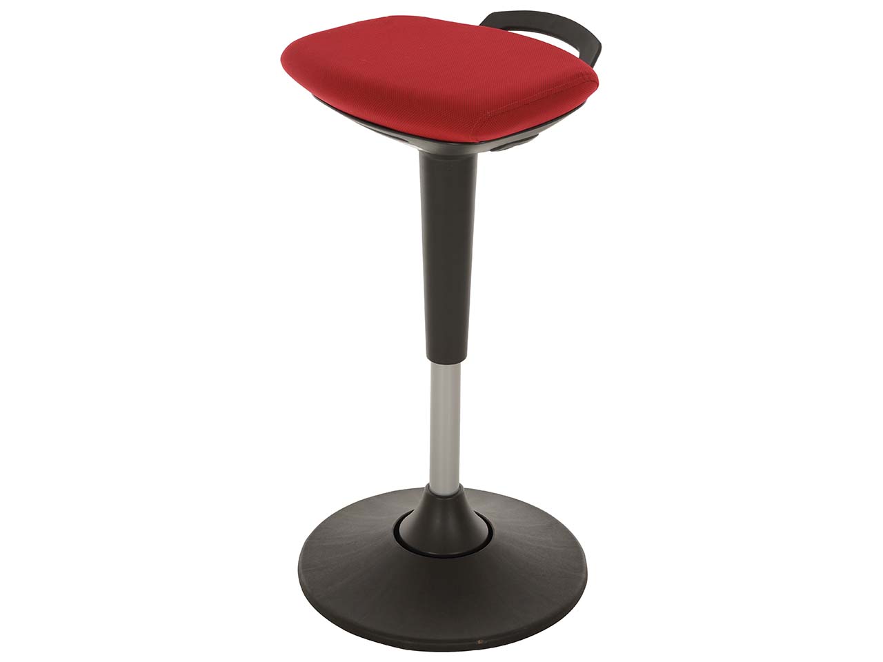 Multibewegliche Stehhilfe mit Griff, rot