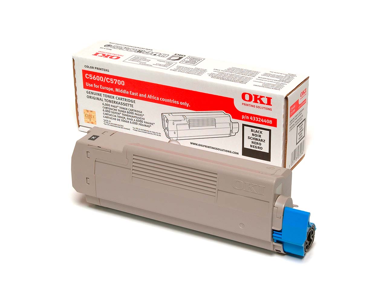Oki Toner 43324408 schwarz