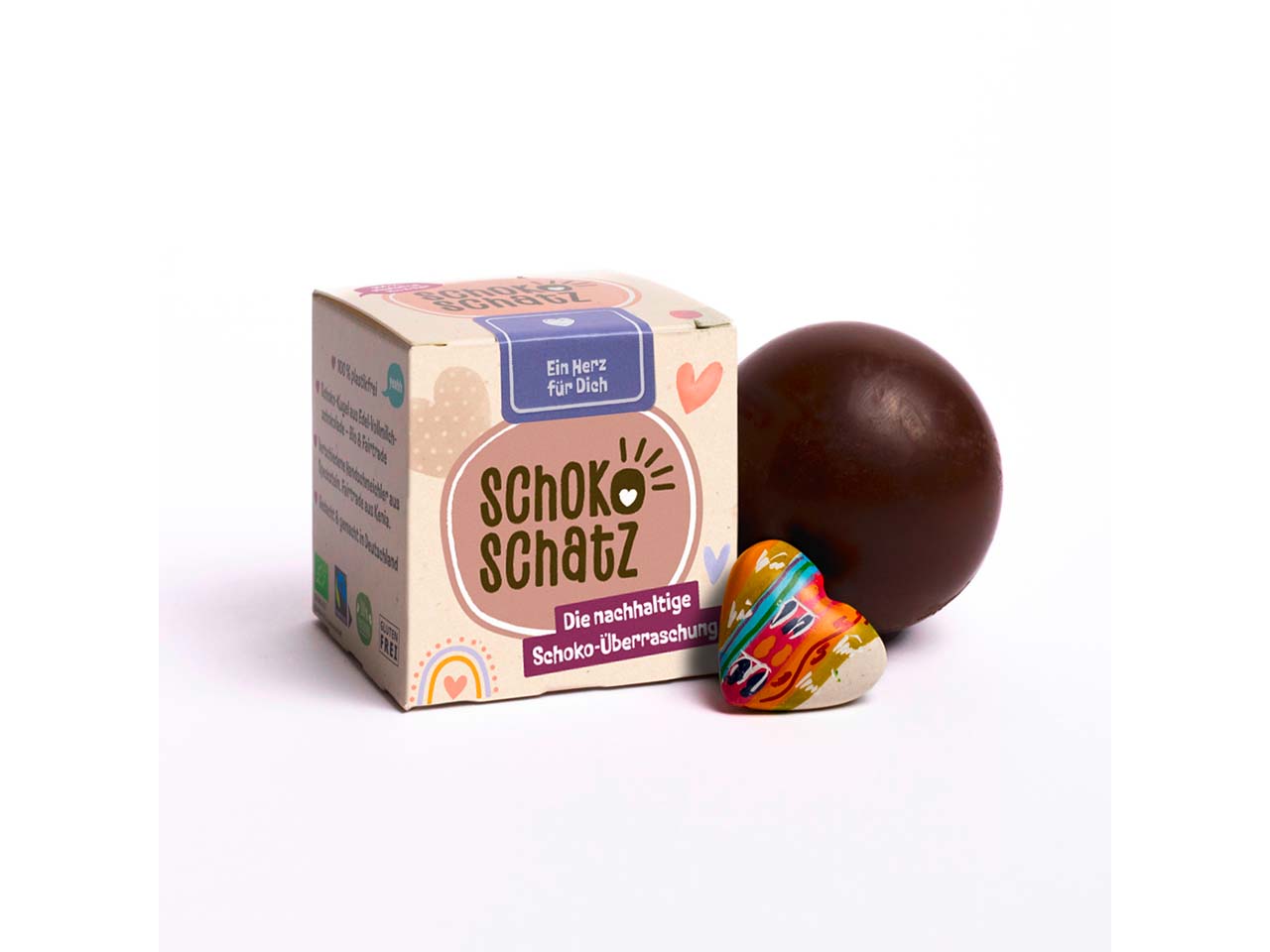 SchokoSchatz Schokoladen-Überraschung "Ein Herz für Dich" Lieblingsmenschen