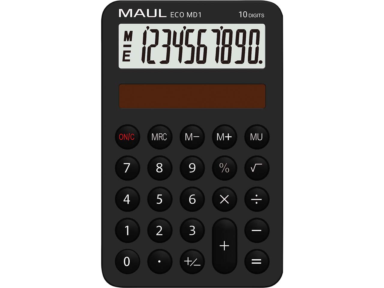MAUL Solarrechner "Eco MD 1" schwarz