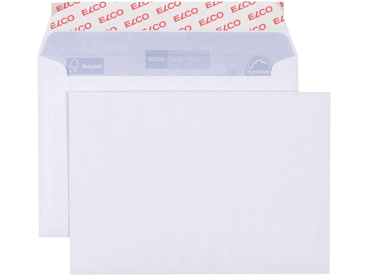 500 Elco Proclima Briefumschläge DIN C6, mit Haftklebung, ohne Fenster