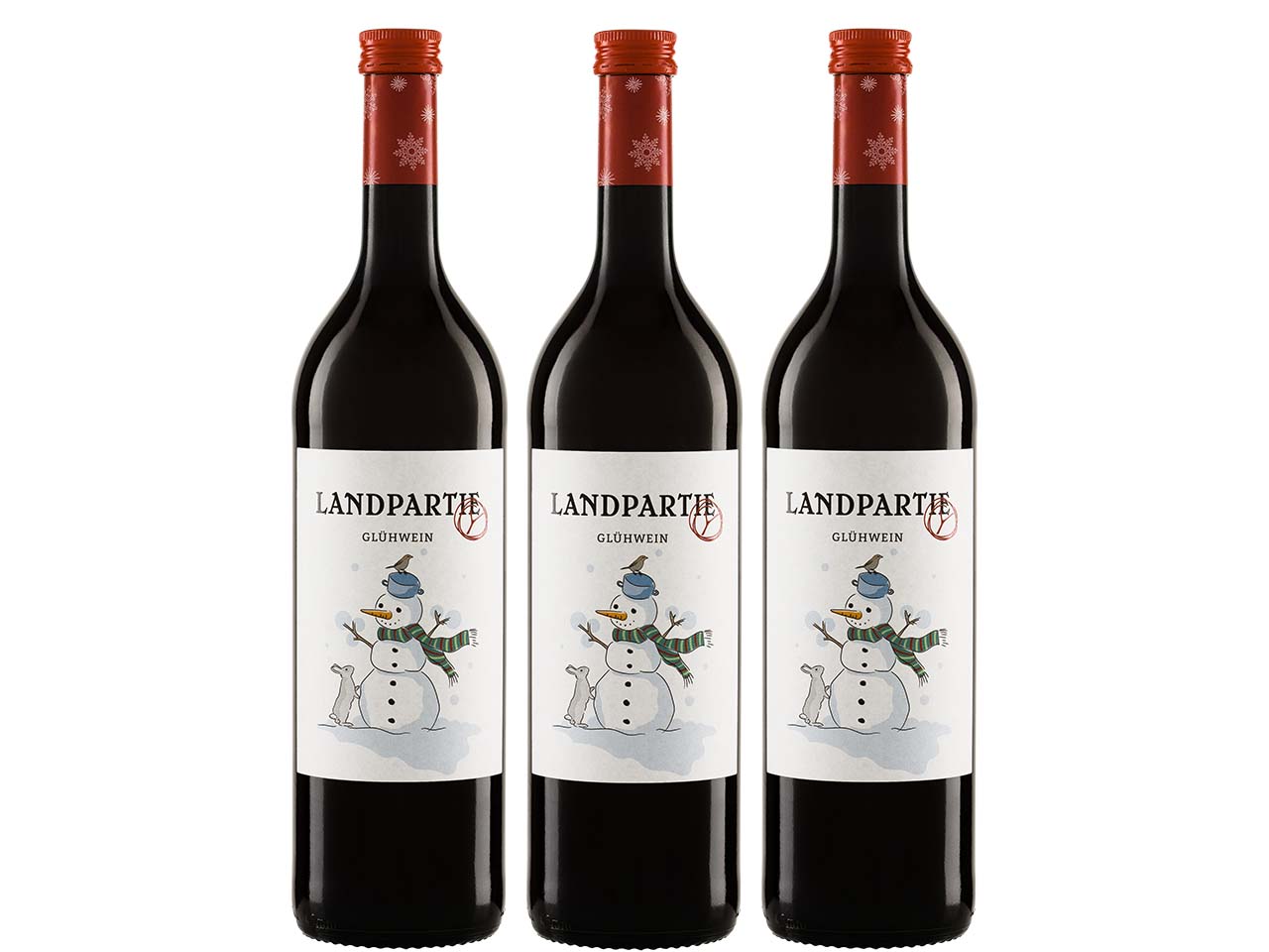 Bio-Glühwein-Paket "Landparty" rot, 3 x 0,75 l