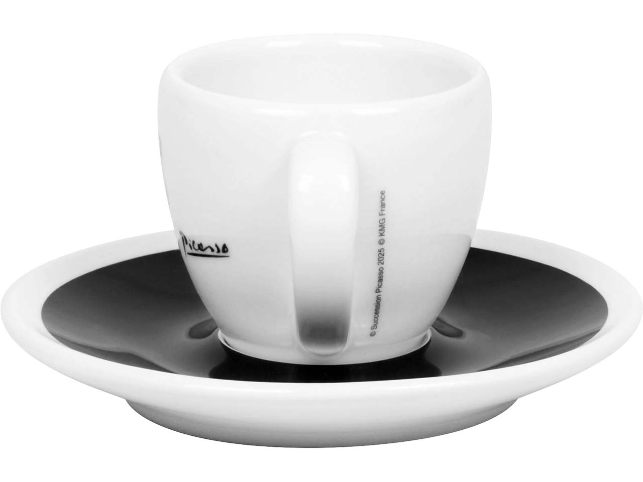 Könitz Espressotassen 2er-Pack "CB ONE Picasso Coq-Detai" mit Untertassen, Volumen: 50 ml