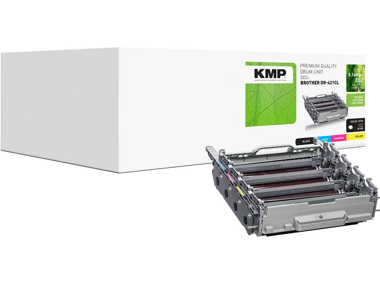 KMP Trommel ersetzt Brother DR421CL schwarz