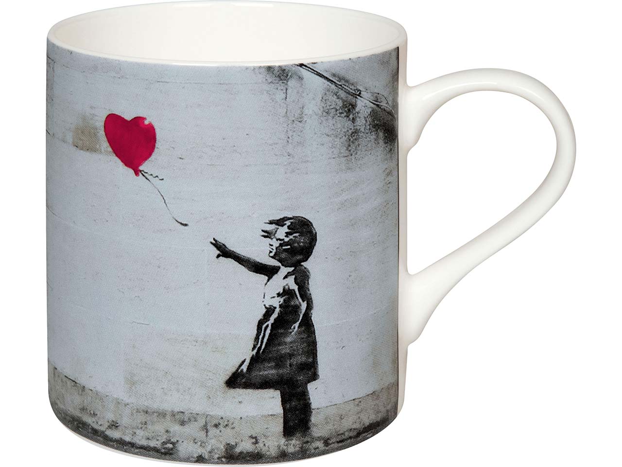 Könitz Tasse 'Girl with Balloon by Banksy'