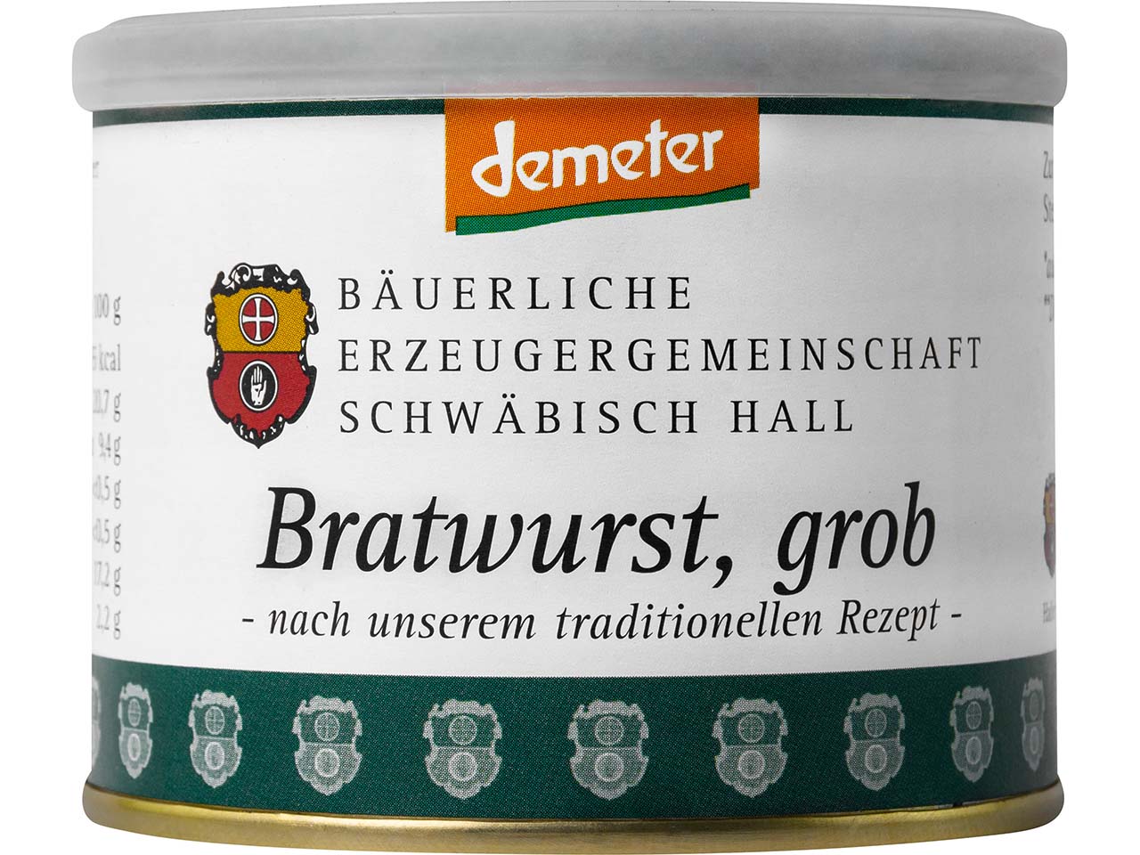 Bäuerliche Erzeugergemeinschaft Schwäbisch Hall Bio-Bratwurst, grob, 200 g