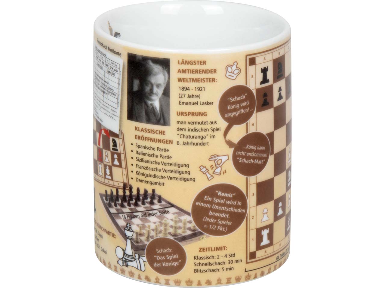 Könitz Tasse "Wissensbecher Schach"